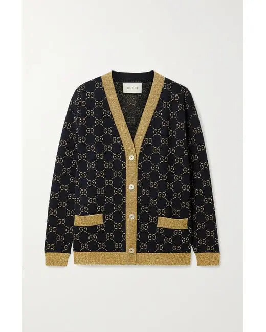 GUCCI - WOMEN'S COTTON GG CARDIGAN Metroutfitstore